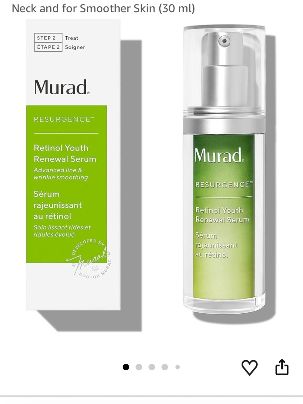 Brand new in Box by Murad Resurgence Youth Renewal Serum